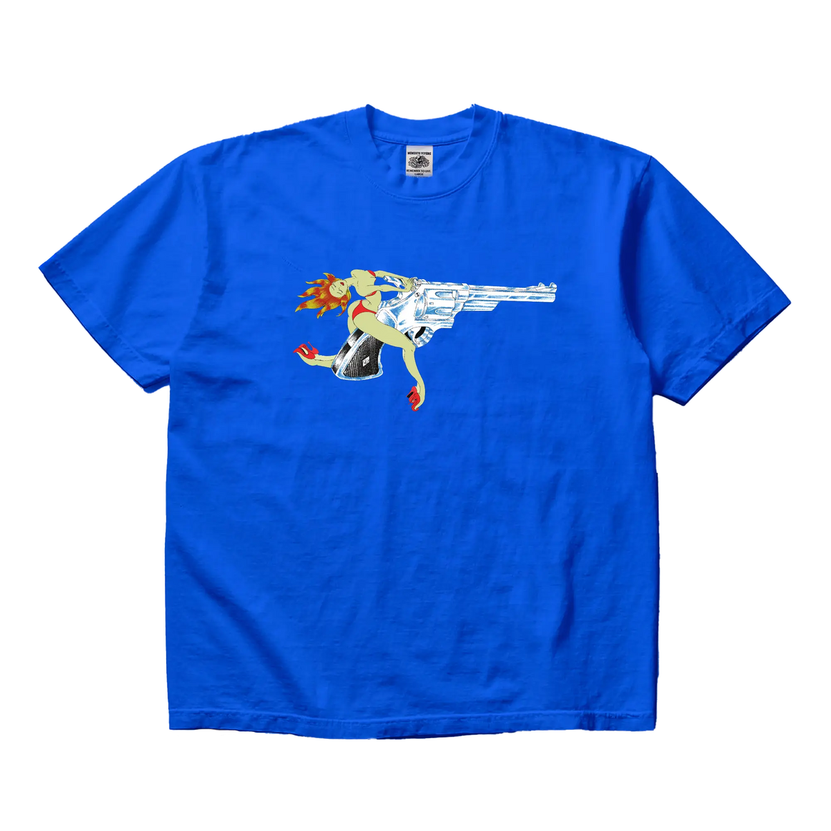 Girl is a Gun T-Shirt Blue mento.vivere
