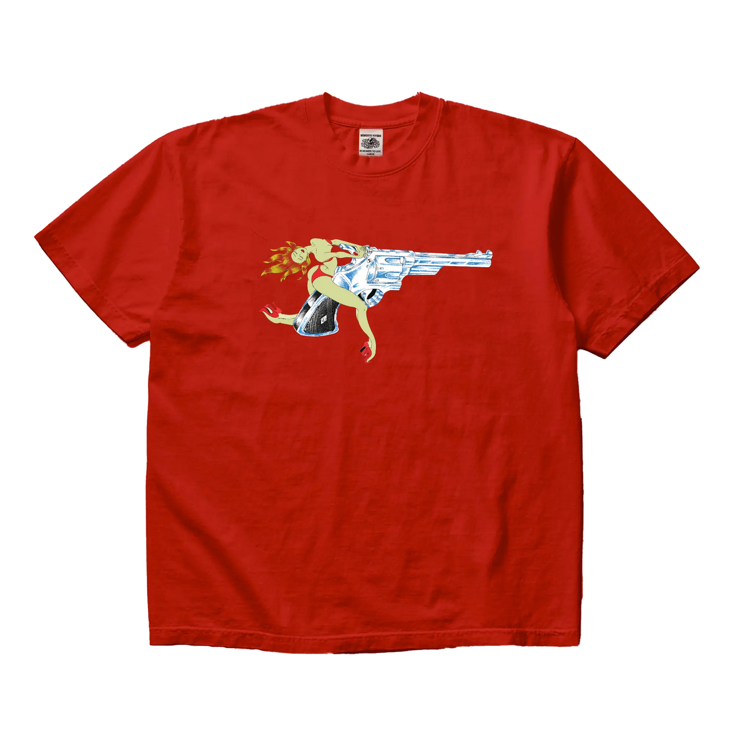 Girl is a Gun T-Shirt Red mento.vivere