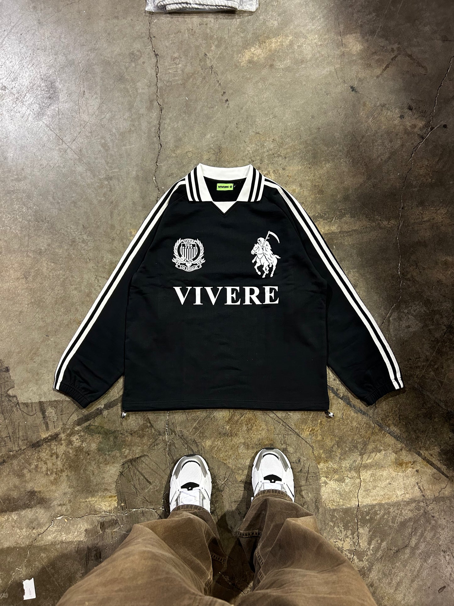 Reaper Collegiate Long Sleeve Polo
