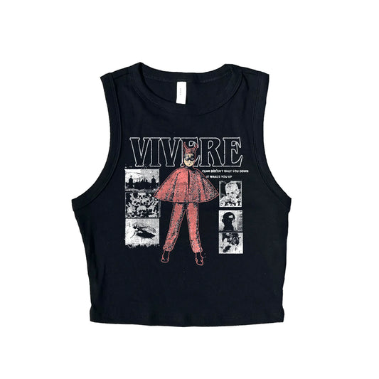 Crime Stoppers Womens Ribbed Tank Top - VIVERE