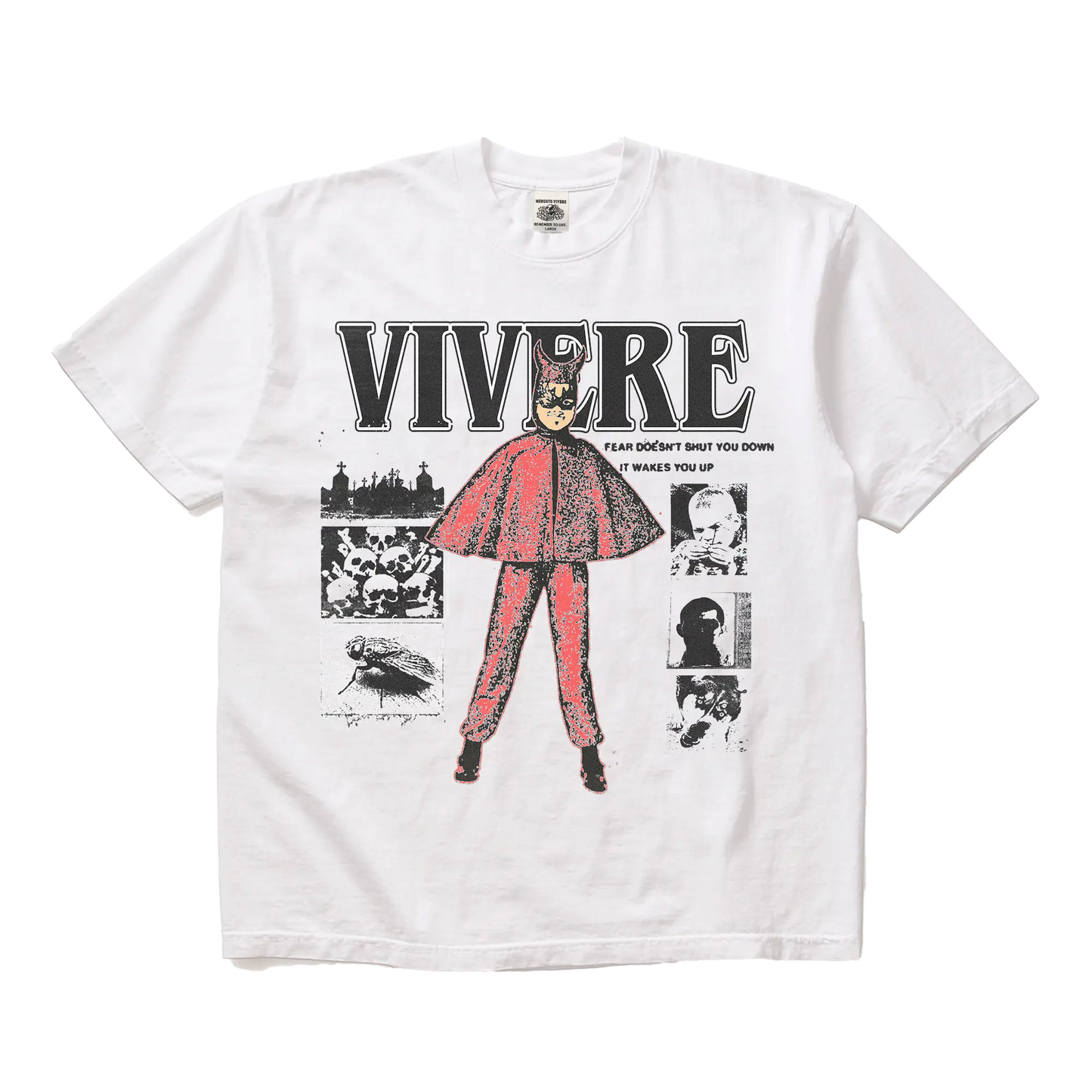 Crime Stoppers T-Shirt White - VIVERE