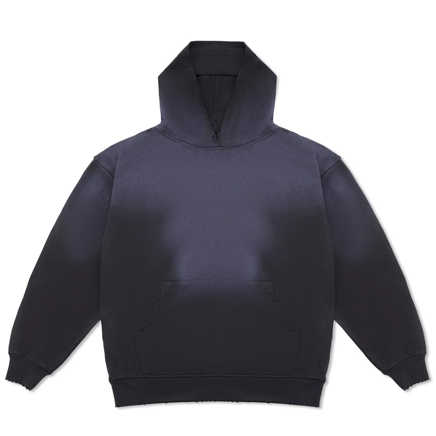 Sun Faded Vintage Black Hoodie