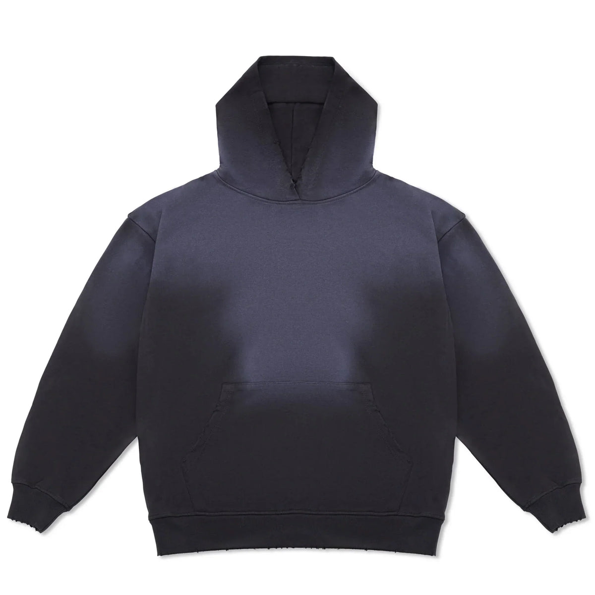 Sun Faded Vintage Black Hoodie