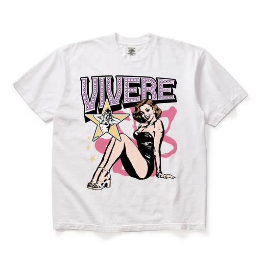 Show Girl T-Shirt White - VIVERE