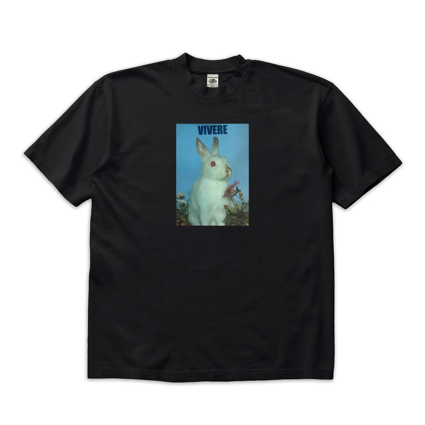 Bunny Tee Black mento.vivere