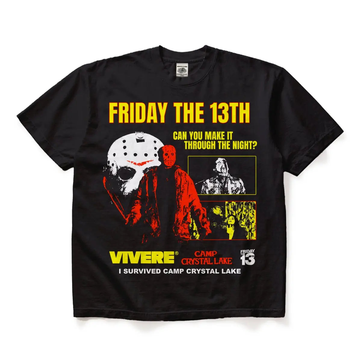 Camp Crystal Lake T-Shirt Black - VIVERE -