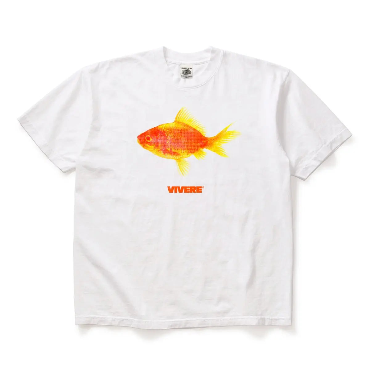 Gold Fish T-Shirt White - VIVERE -