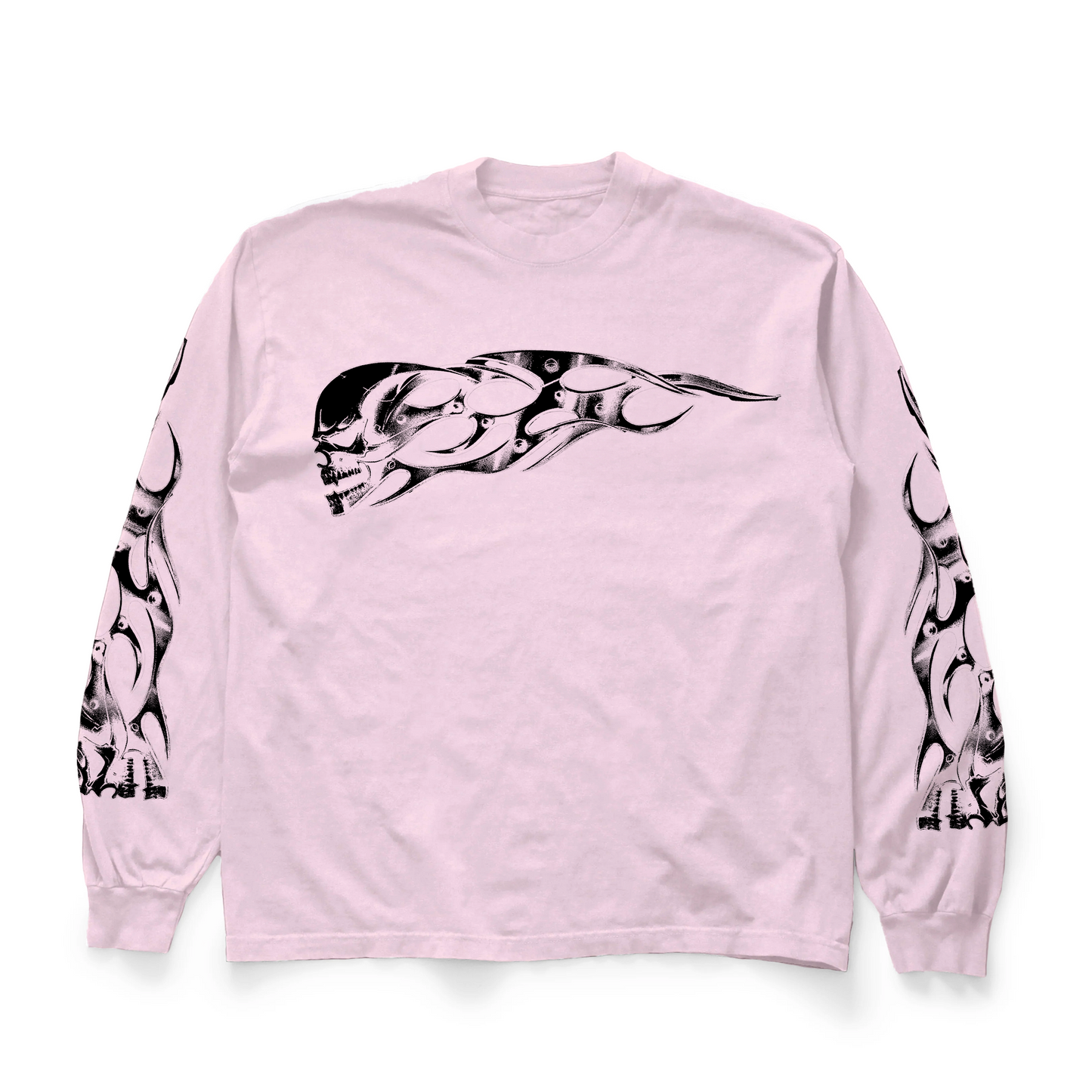 Flames of Steel Long Sleeve Pink