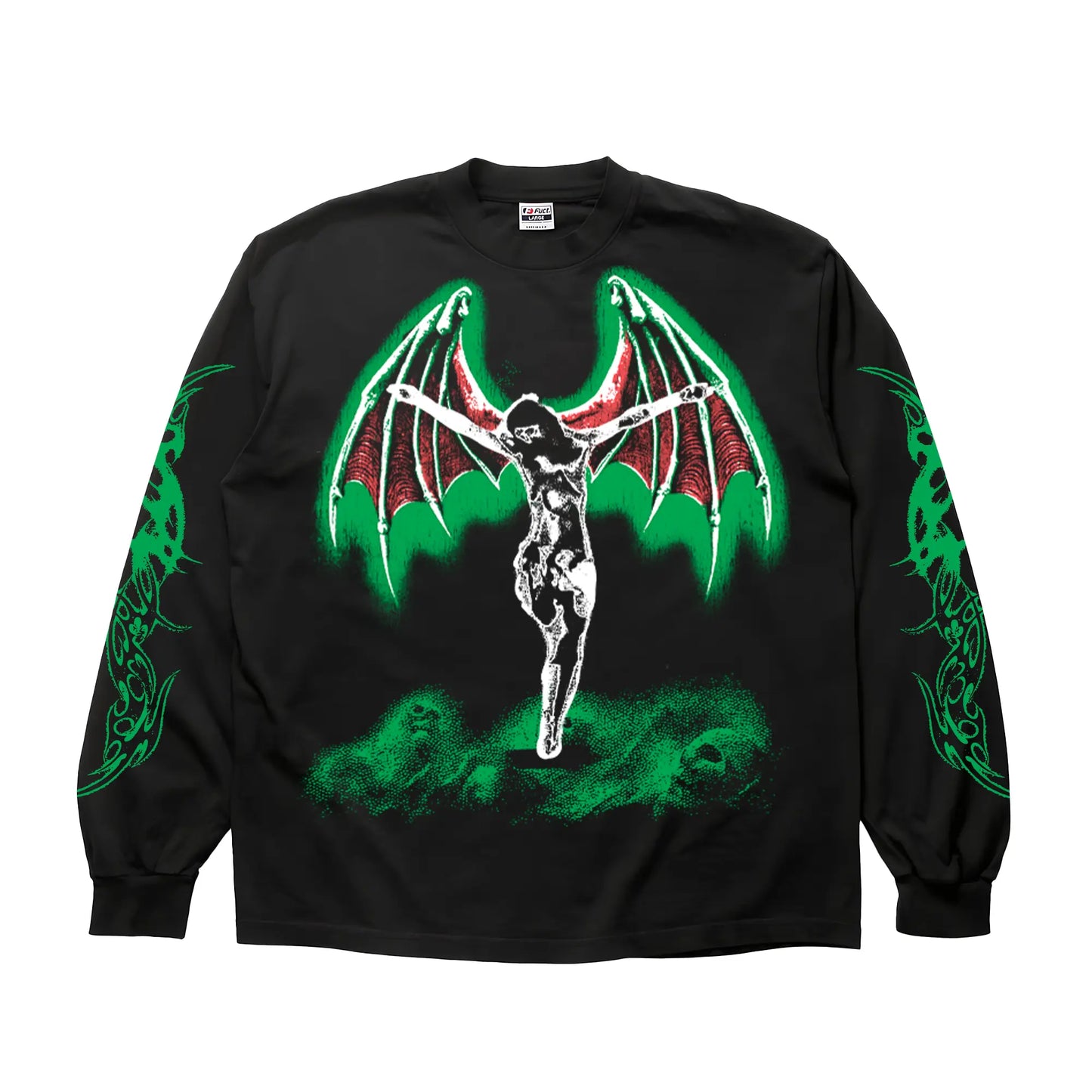 Savior Long Sleeve T-Shirt Black mento.vivere