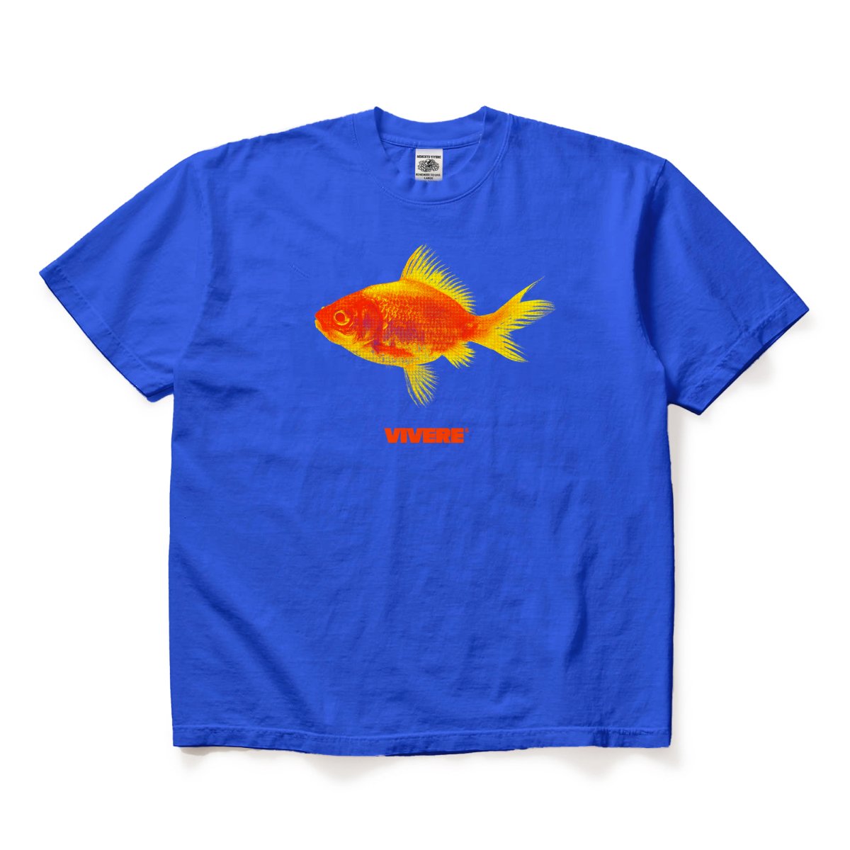 Gold Fish T-Shirt Blue – VIVERE
