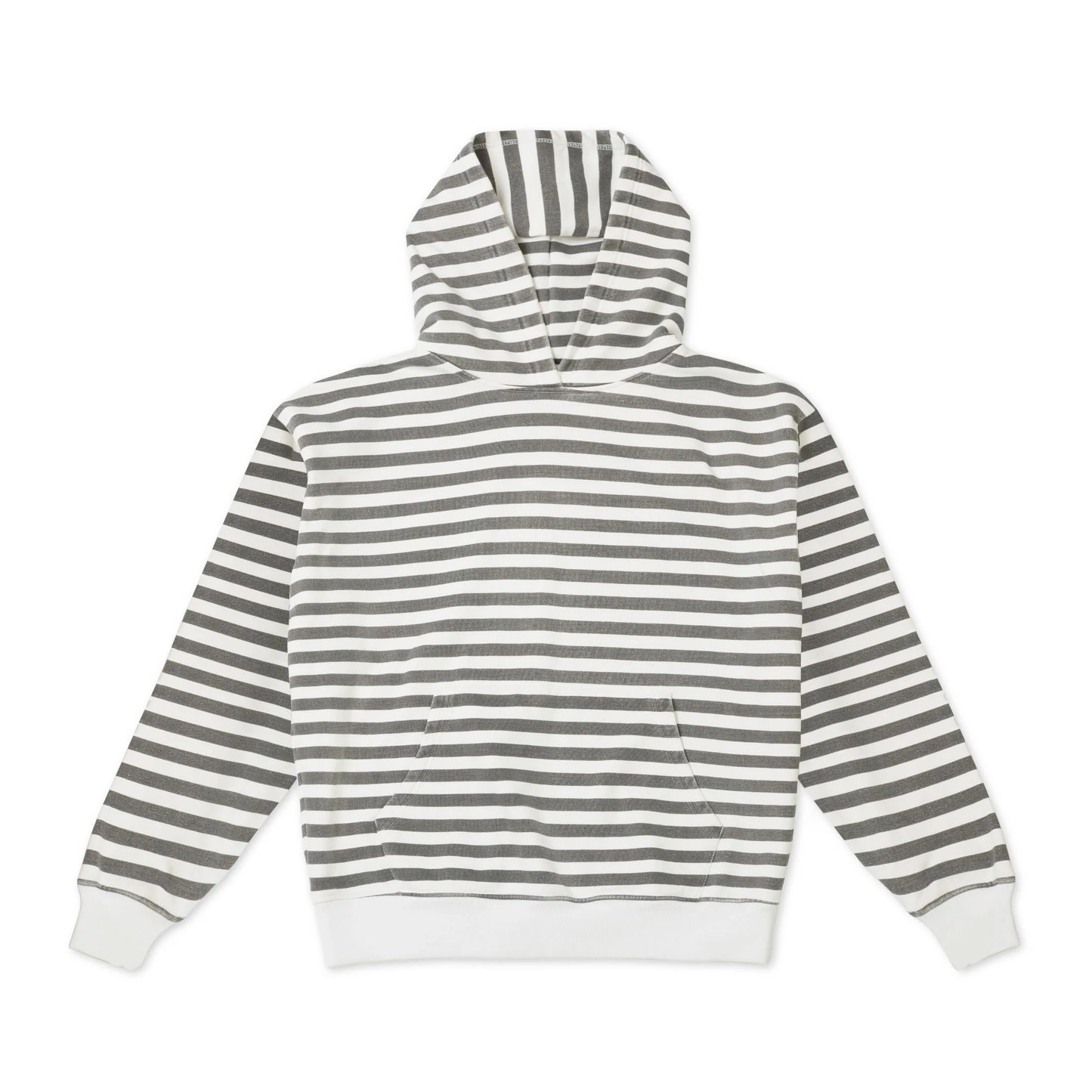 Vintage Black and White Stripe Hoodie