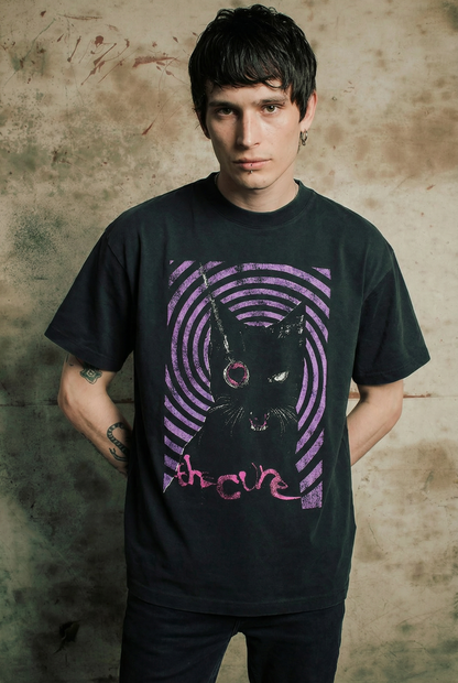 The Cure Black Cat Tee