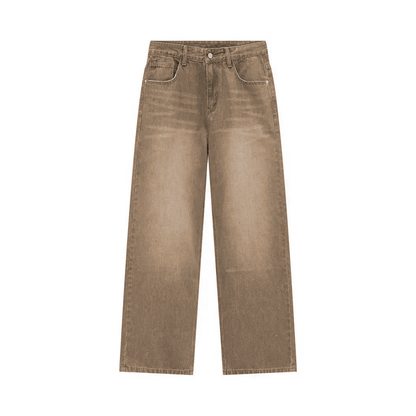 Brown Sun Bleached Denim