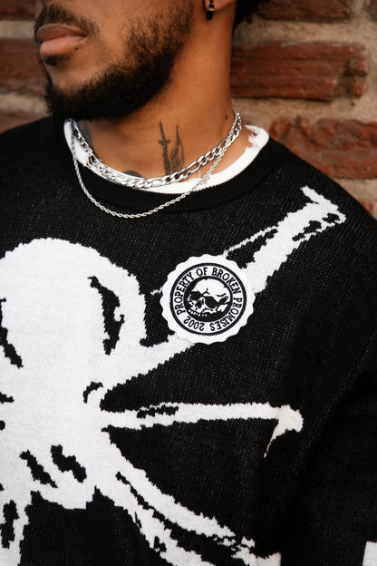 Arachnid Sweater with Patch
