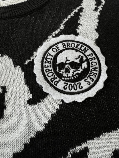 Arachnid Sweater with Patch