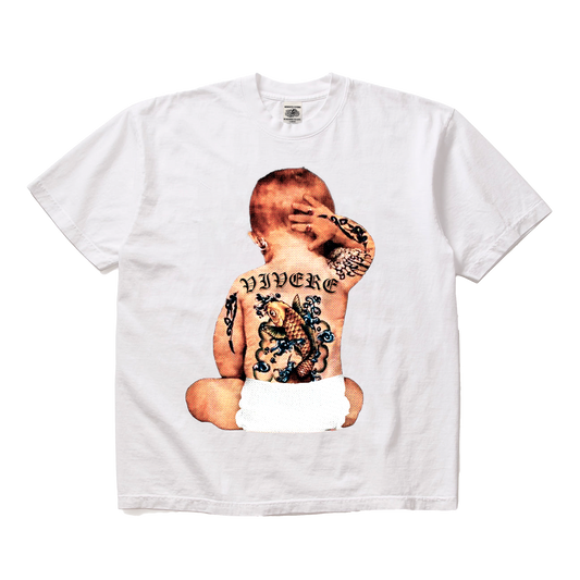 Tatted Baby T-Shirt White