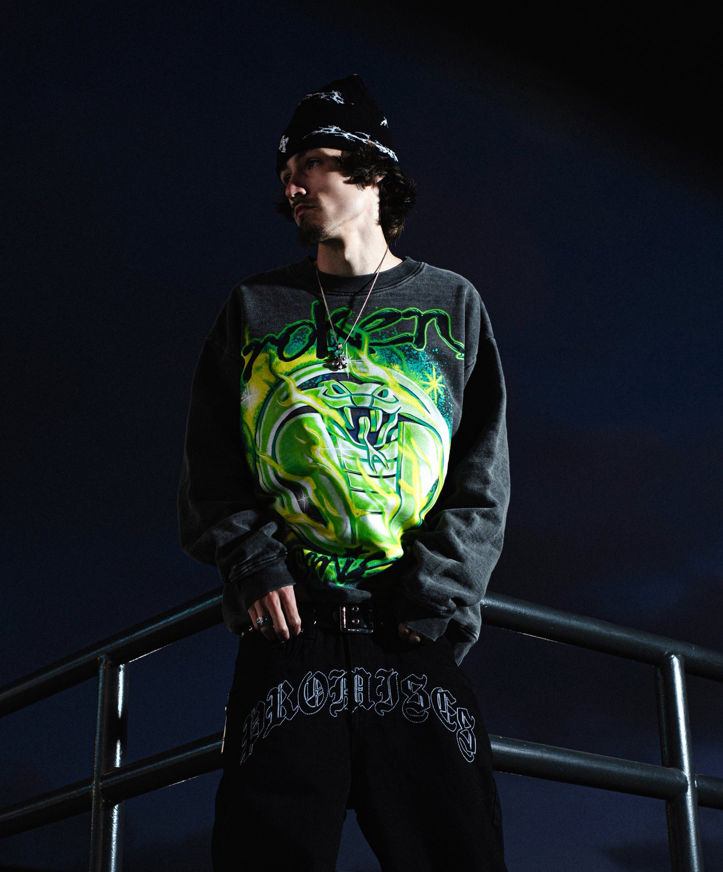 Cross Your Mind Crew Neck Sweatshirt