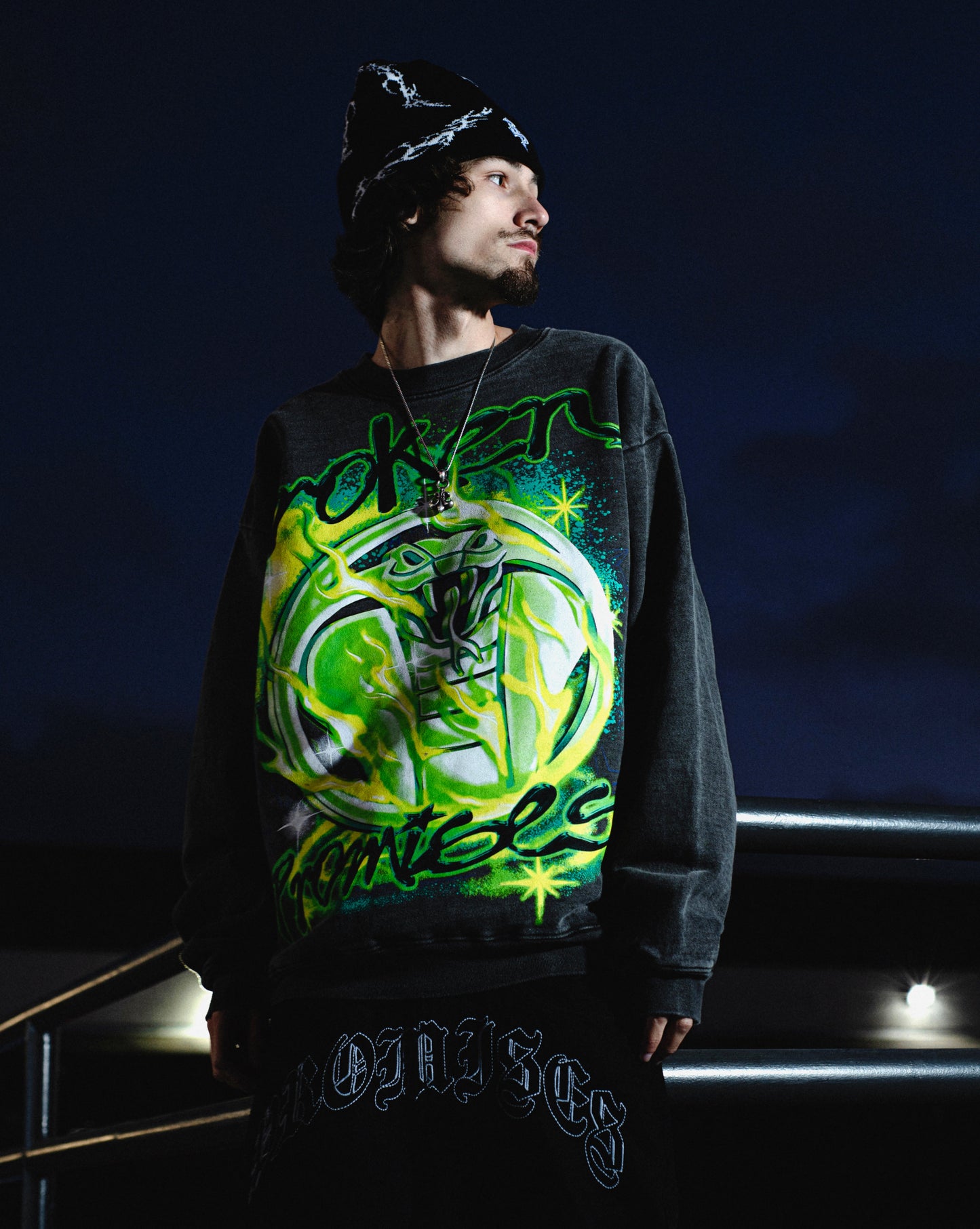 Cross Your Mind Crew Neck Sweatshirt
