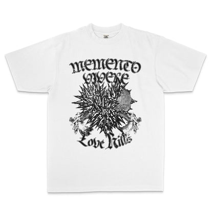 Love Kills White T-Shirt - VIVERE