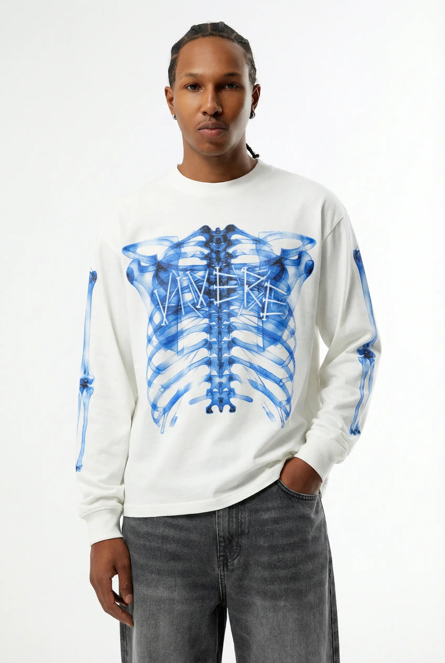 X-Ray Longsleeve T-Shirt White