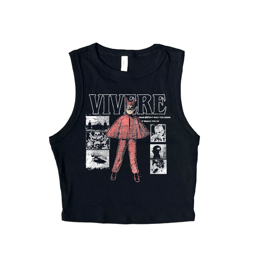 Crime Stoppers Womens Ribbed Tank Top - VIVERE