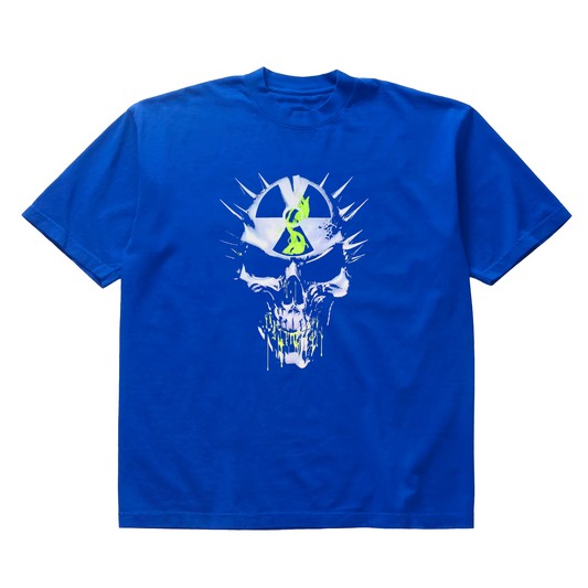 Metal Head Tee Blue