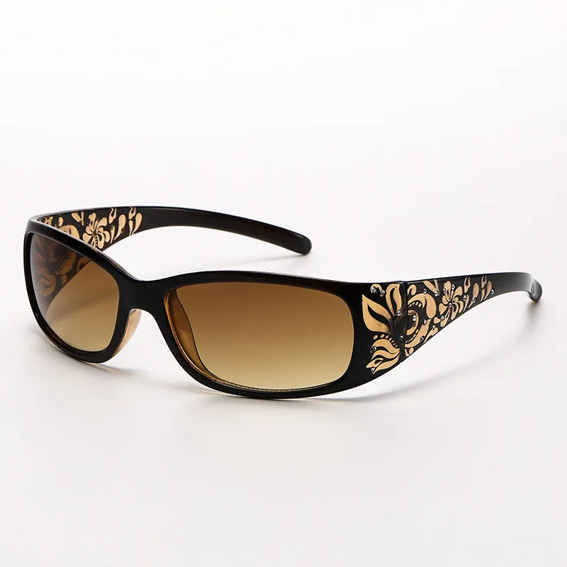 Floral Mcbling Sunglasses – Vivere LA