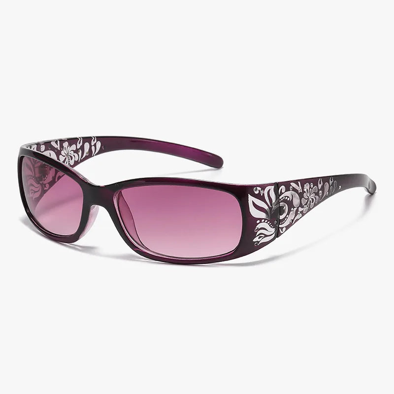 Floral Mcbling Sunglasses – Vivere LA