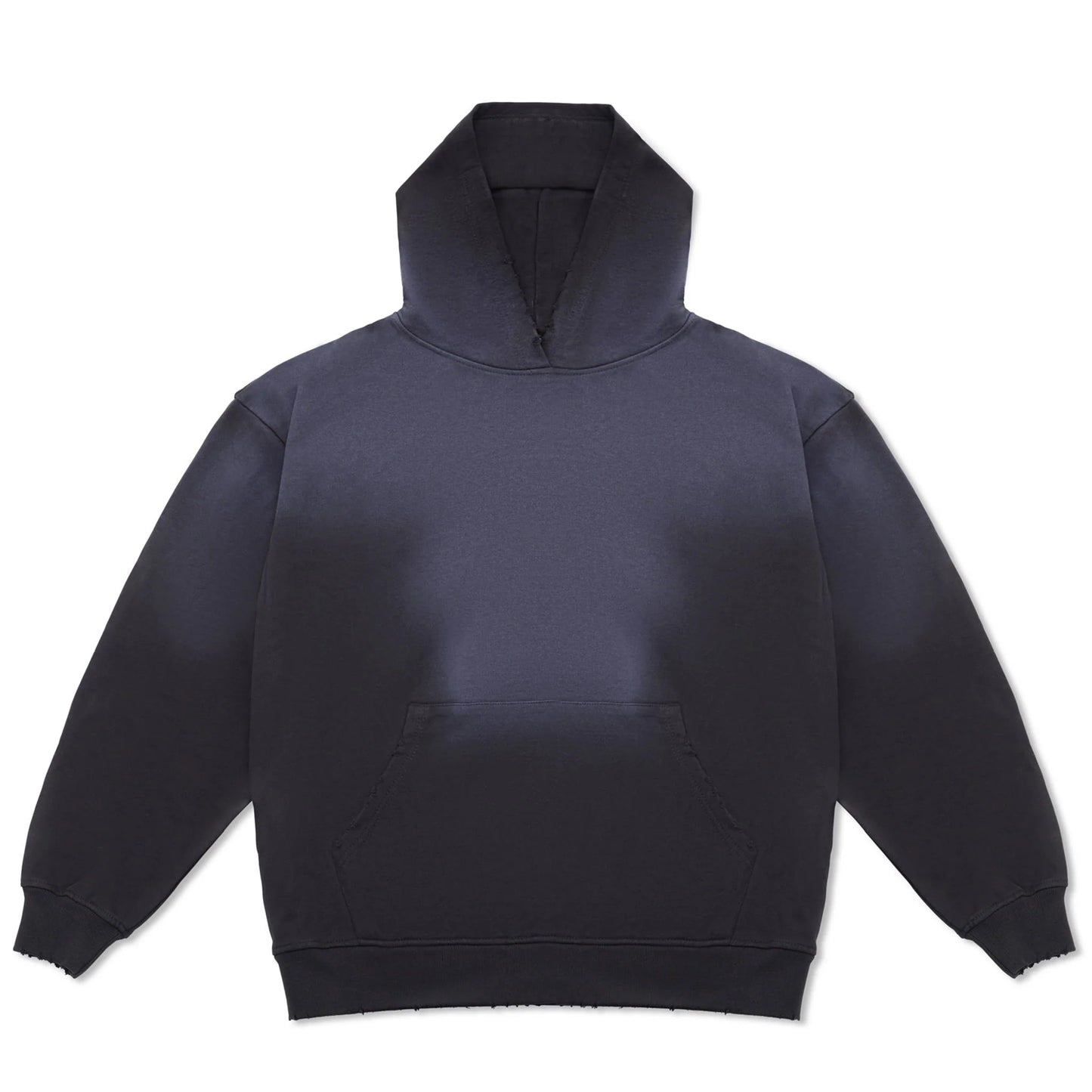 Sun Faded Vintage Black Hoodie