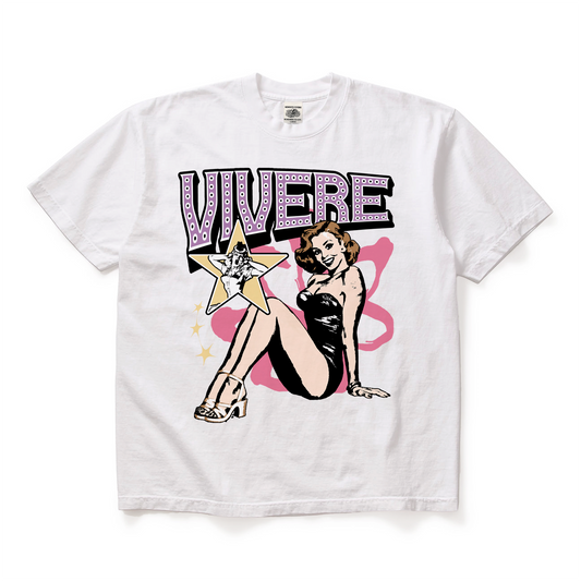 Show Girl T-Shirt White - VIVERE
