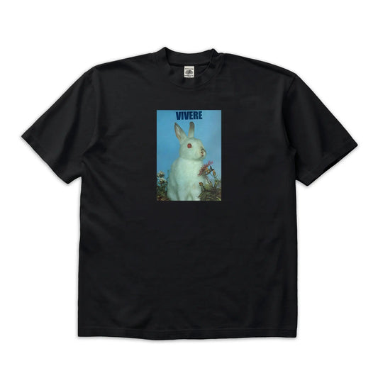 Bunny Tee Black mento.vivere
