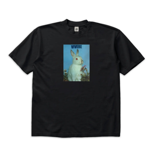 Bunny Tee Black mento.vivere
