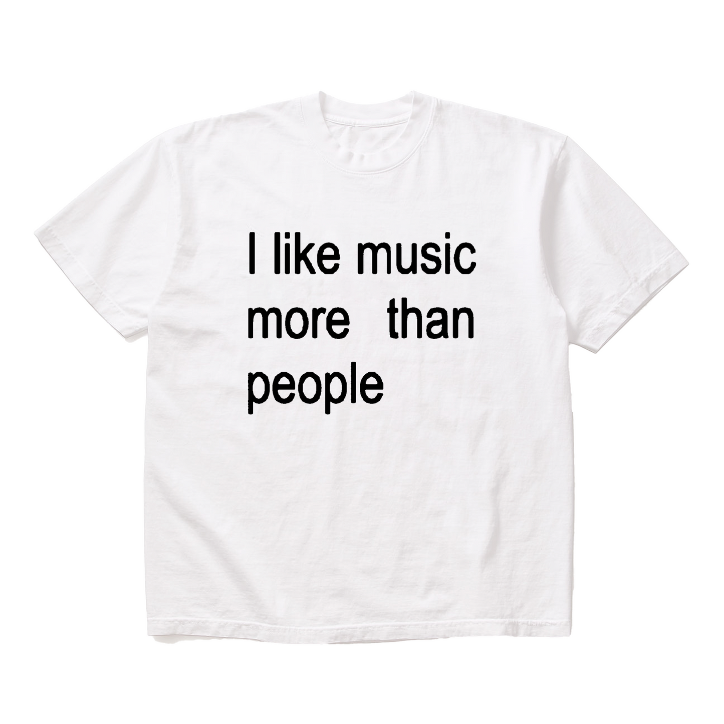 I like music T-Shirt White