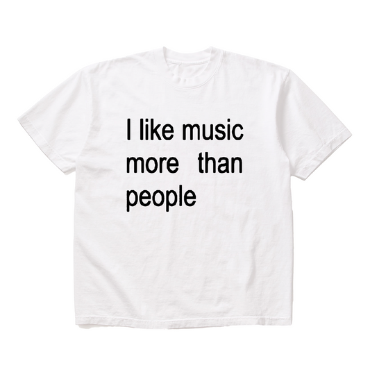 I like music T-Shirt White