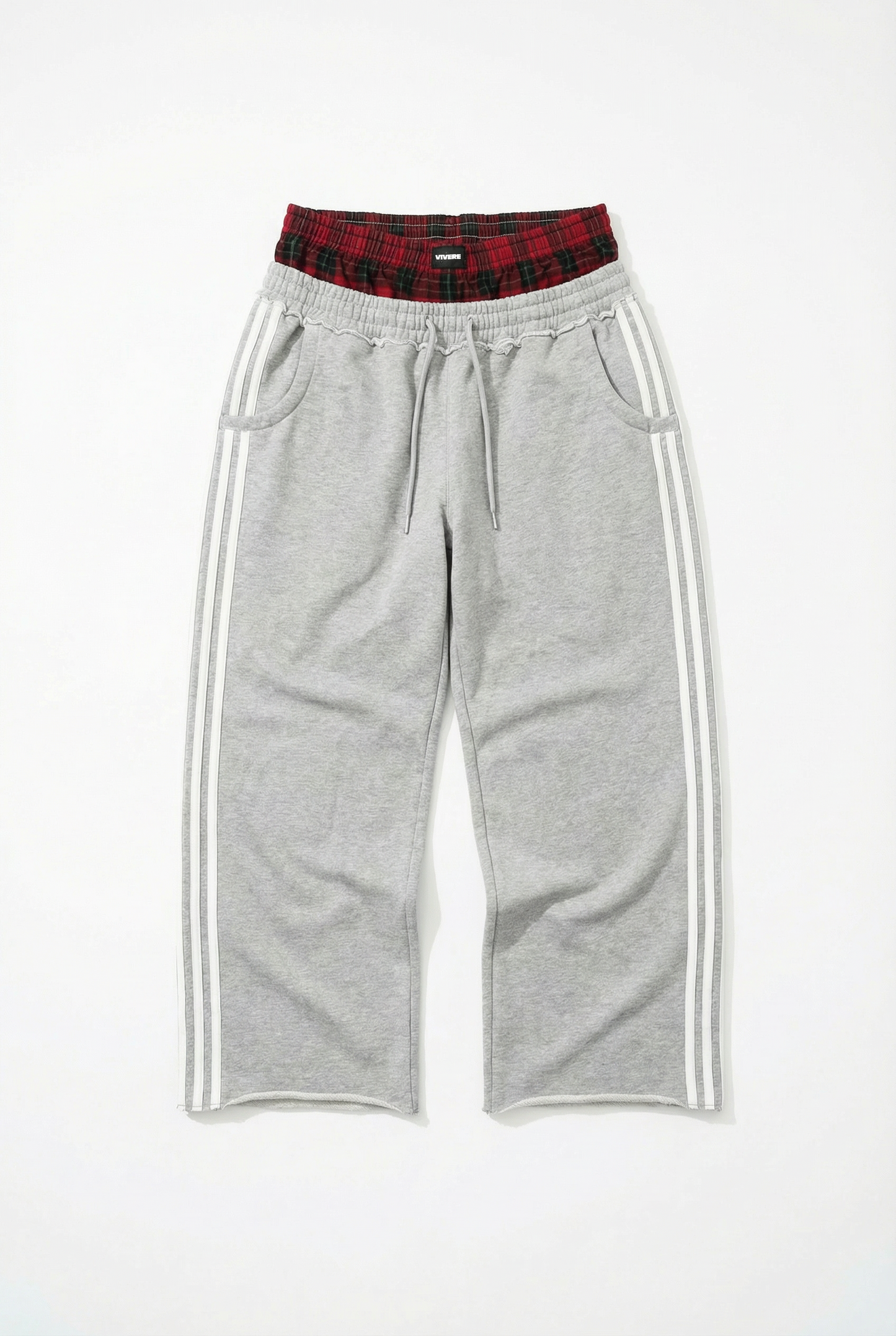 Double Waisted Boxer Baggy Sweatpants
