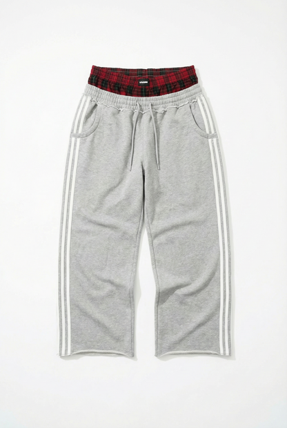 Double Waisted Boxer Baggy Sweatpants