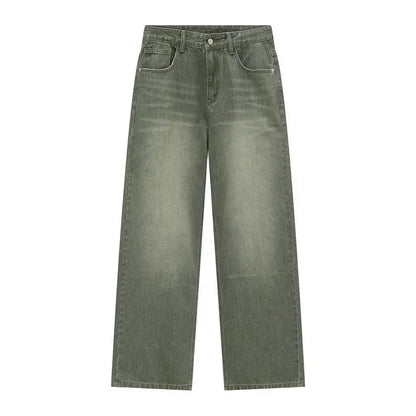 Green Sun Bleached Denim - VIVERE -