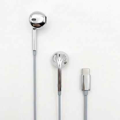 Chrome Finished Wired Earbuds