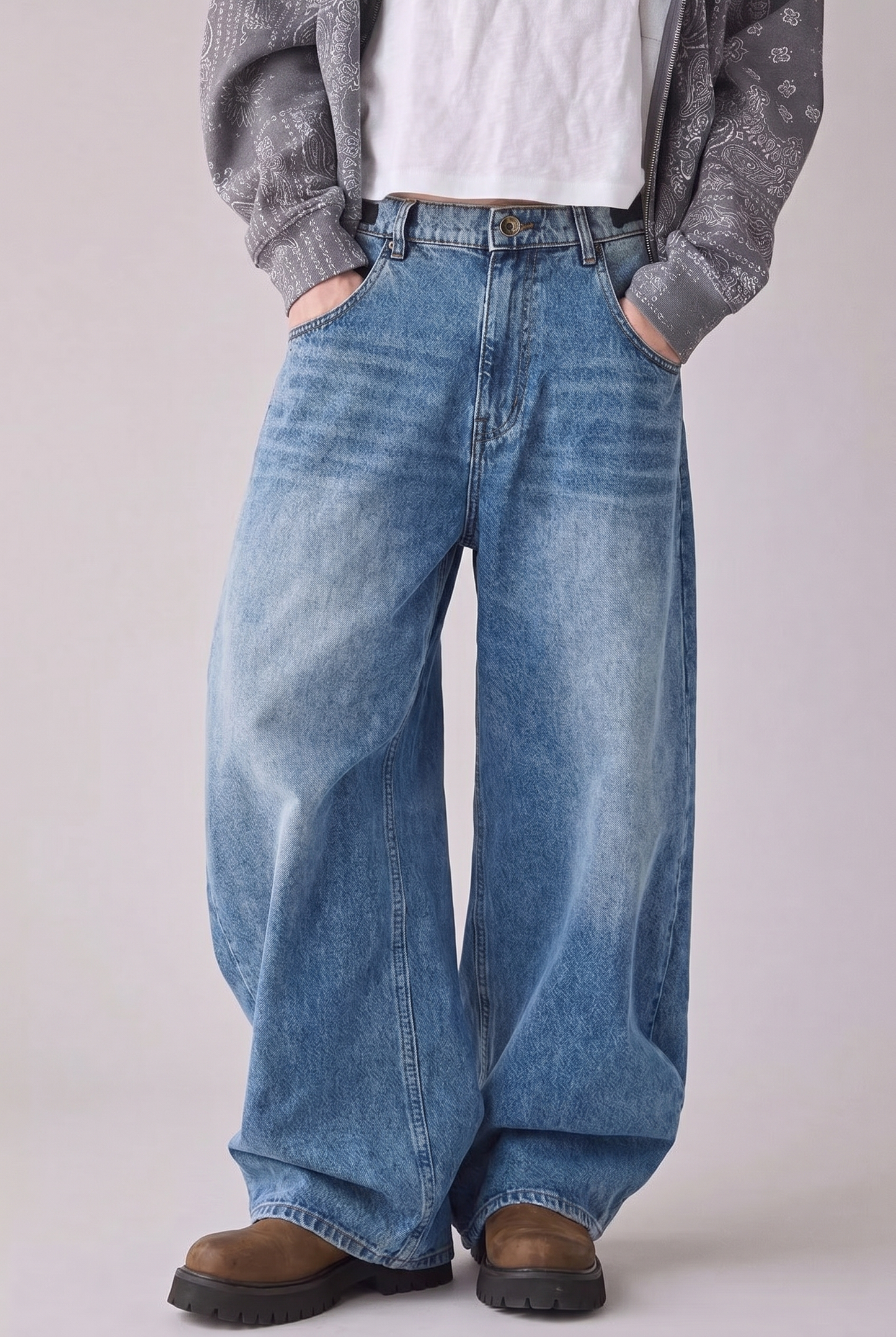 Ultra Baggy Sun Faded Denim