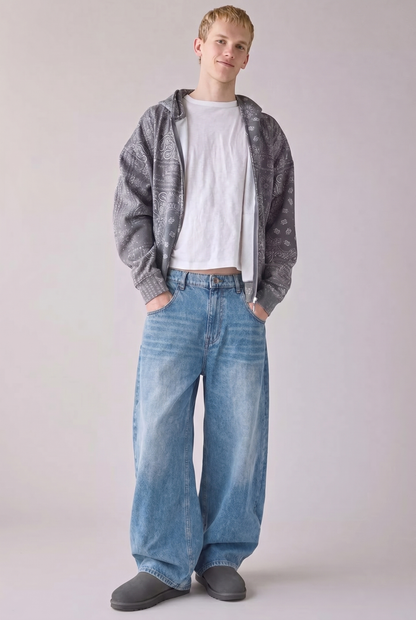 Ultra Baggy Sun Faded Denim