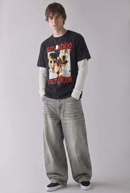 Ultra Baggy Sun Faded Denim