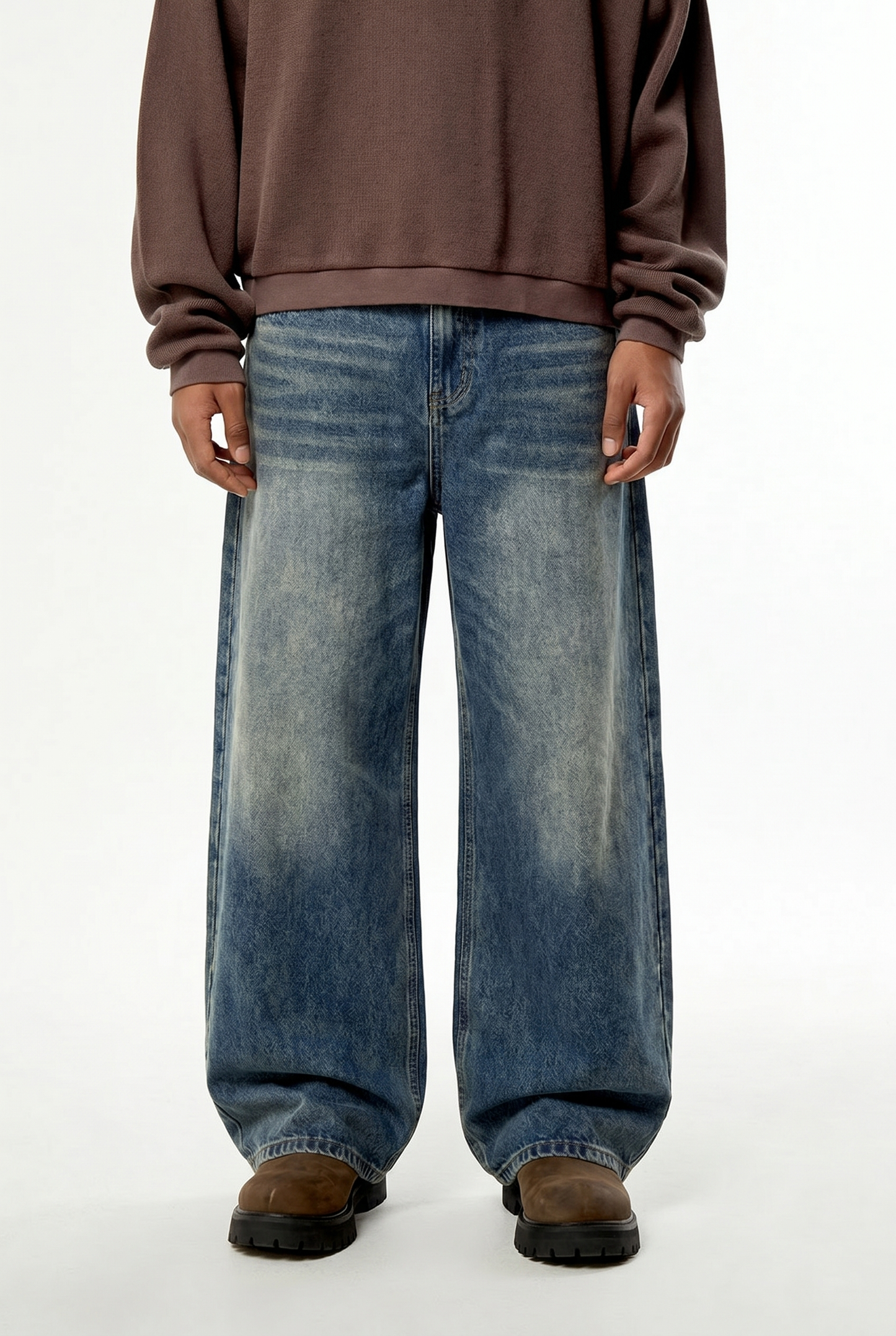 Ultra Baggy Sun Faded Denim