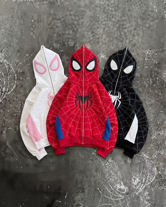 Web Crawler Pruff Print Full Zip Up Hoodie
