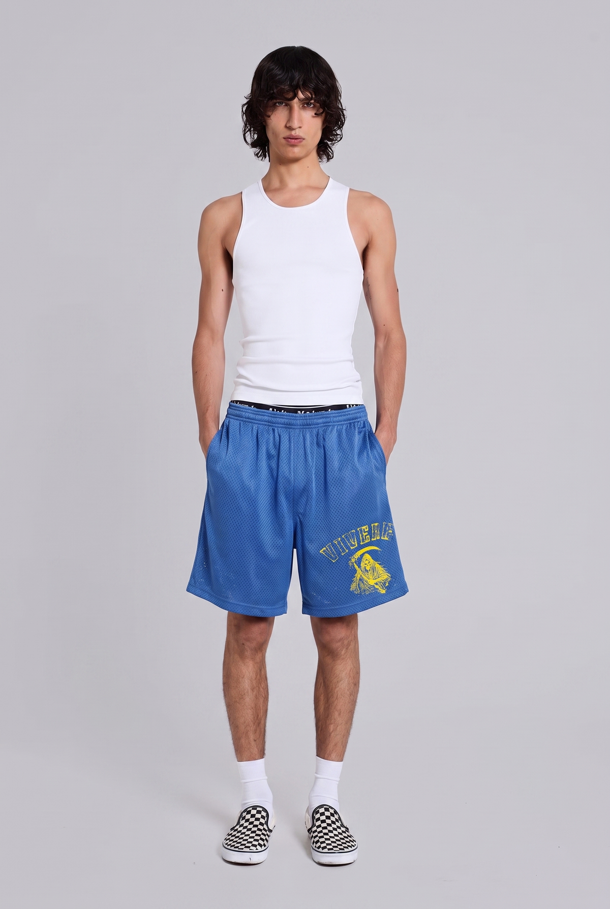 Reaper Mesh Shorts Blue
