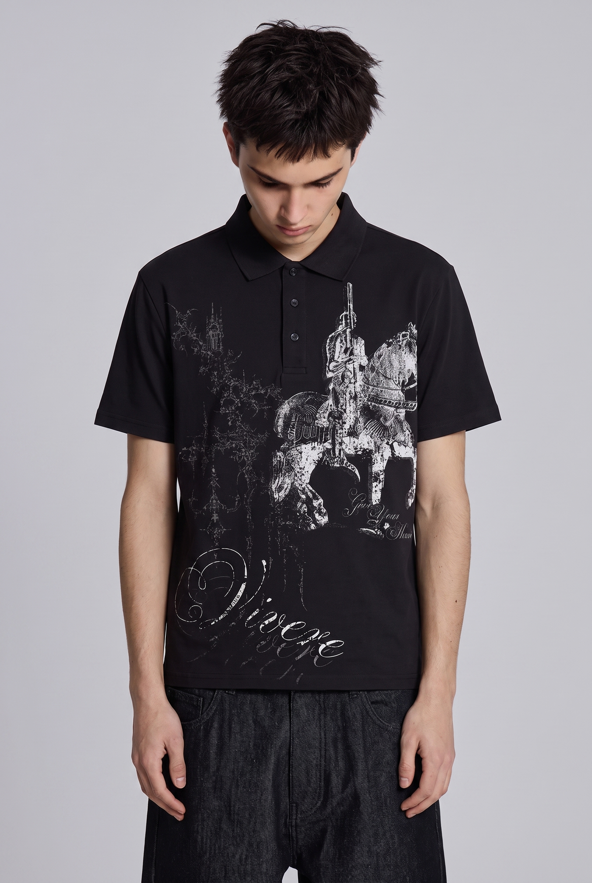 Knight Polo Black