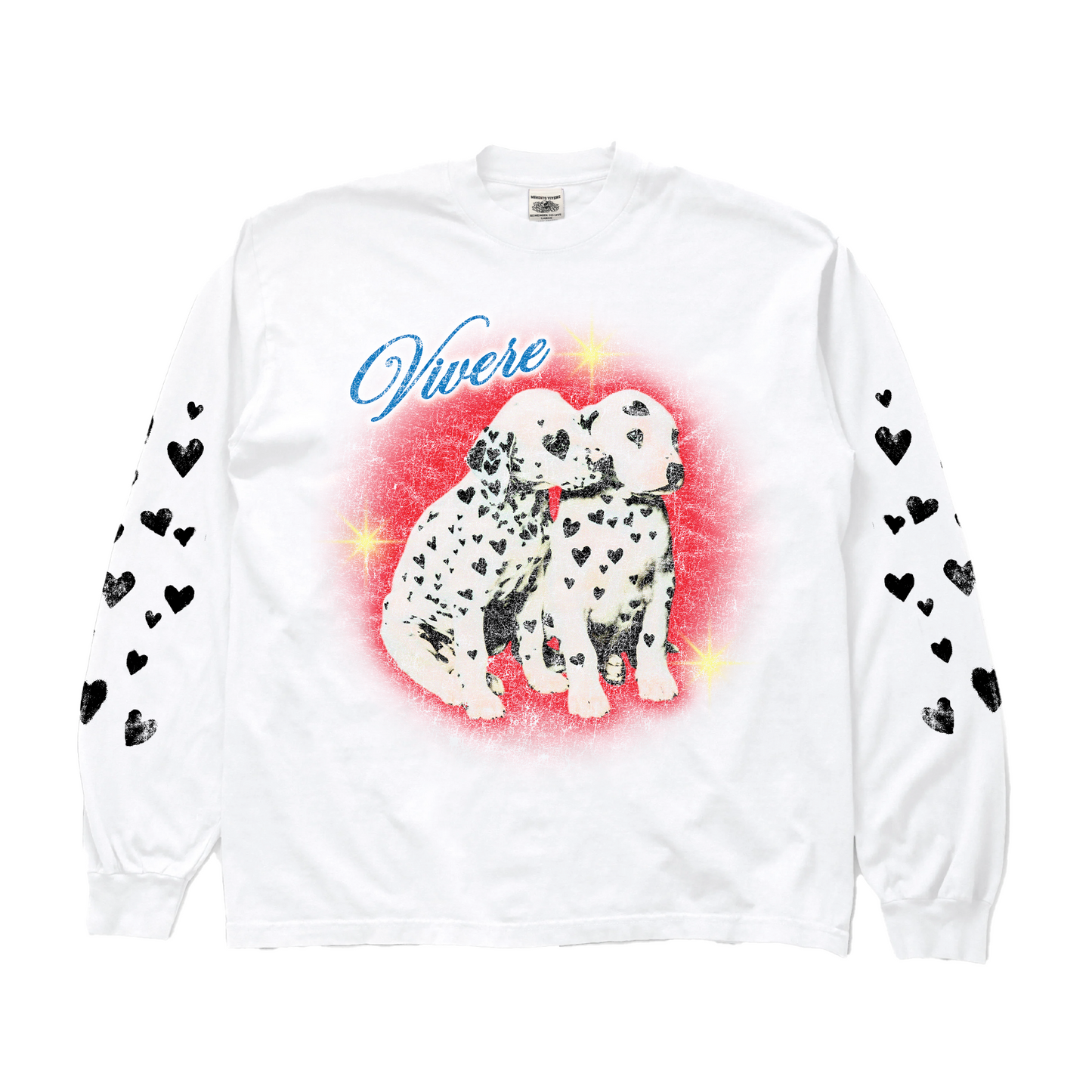 Pup Longsleeve T-Shirt White