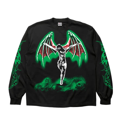 Savior Long Sleeve T-Shirt Black mento.vivere