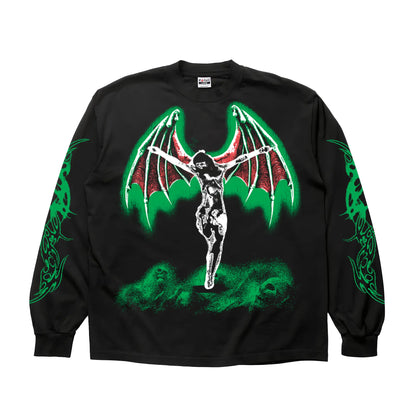 Savior Long Sleeve T-Shirt Black mento.vivere