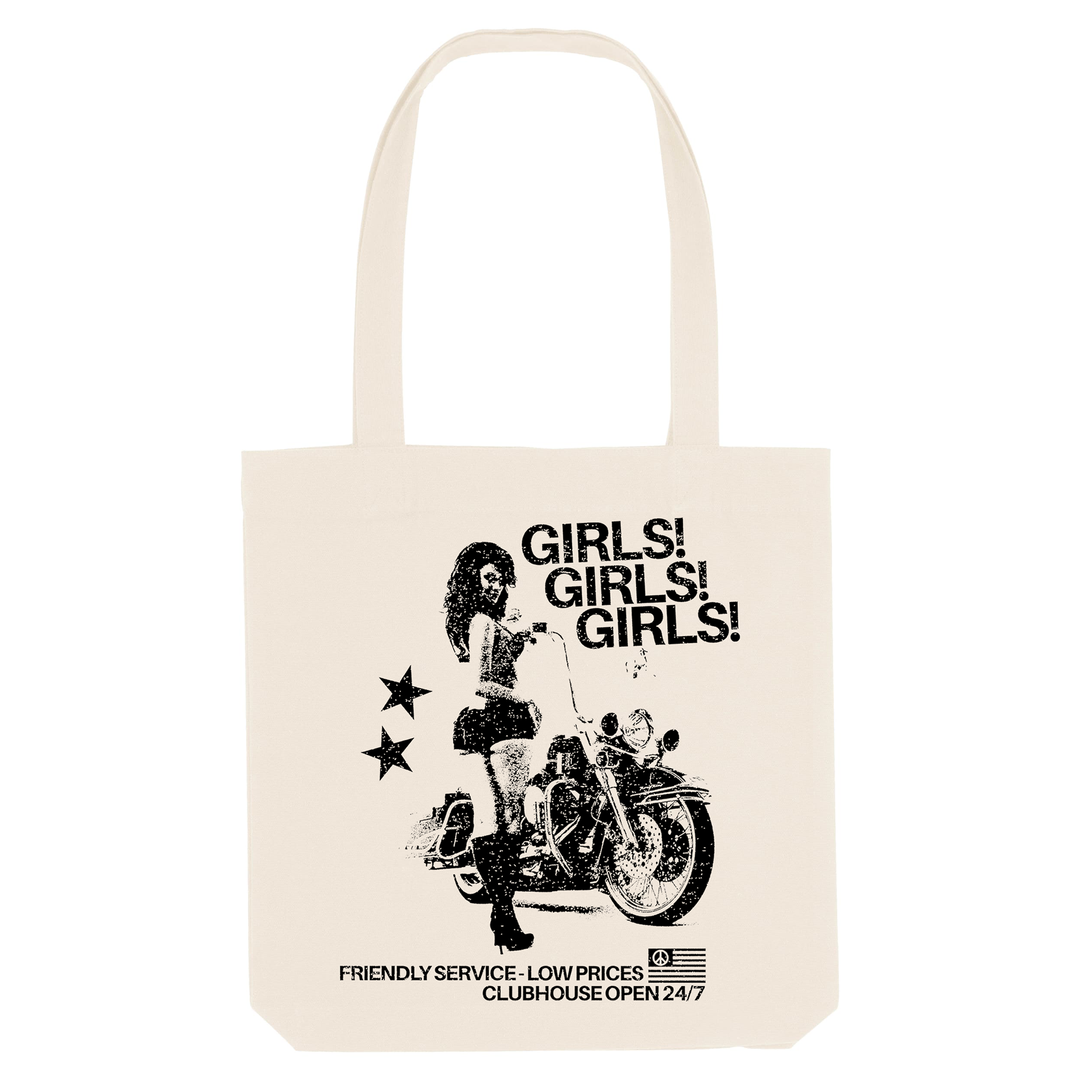 GIRLS GIRLS GIRLS Tote Bag
