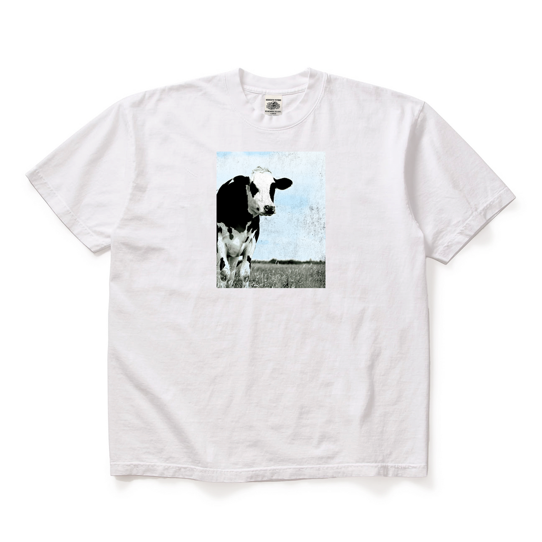 Cow T-Shirt White - VIVERE
